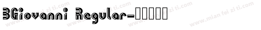 BGiovanni Regular字体转换
